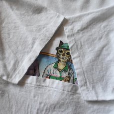 画像7: 1990s ONEITA ねご両面プリントTシャツ　 "MADE IN USA"　 表記M  (7)