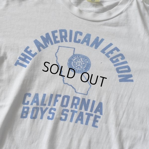 画像4: 1950s AMERICAN LEGION 染込みプリントTシャツ　 "MADE IN USA"　 表記L 