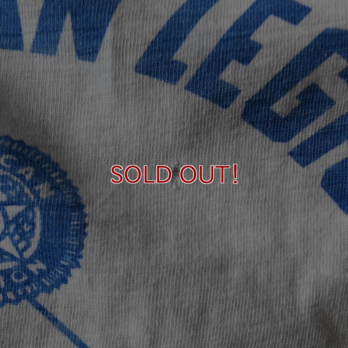 画像7: 1950s AMERICAN LEGION 染込みプリントTシャツ　 "MADE IN USA"　 表記L  (7)