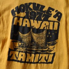 画像4: 1970s Hanes HOKULE'A 1977 Tシャツ　 "MADE IN USA"　 表記L  (4)