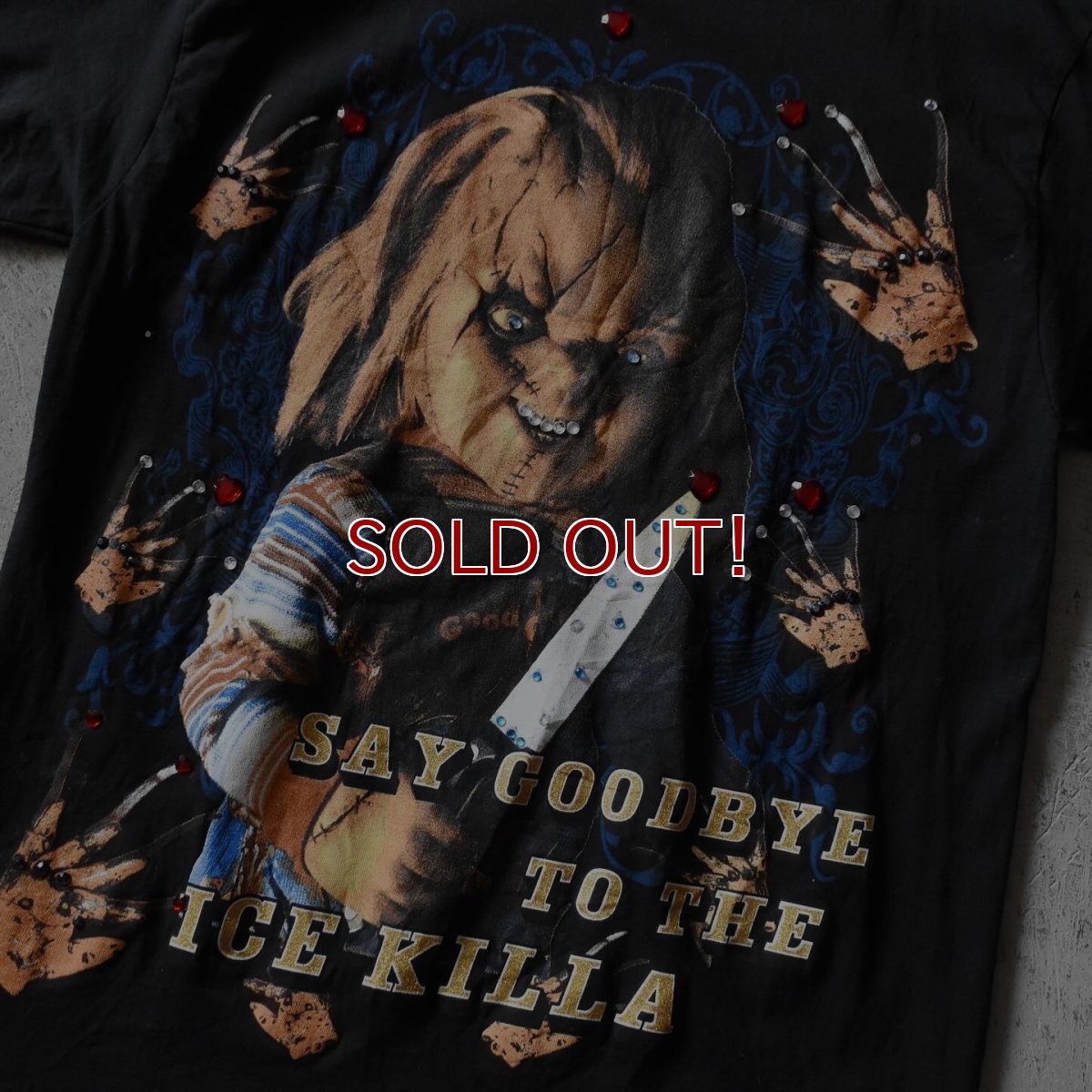 画像4: CHUCKY ホラーTシャツ　 表記XL  (4)
