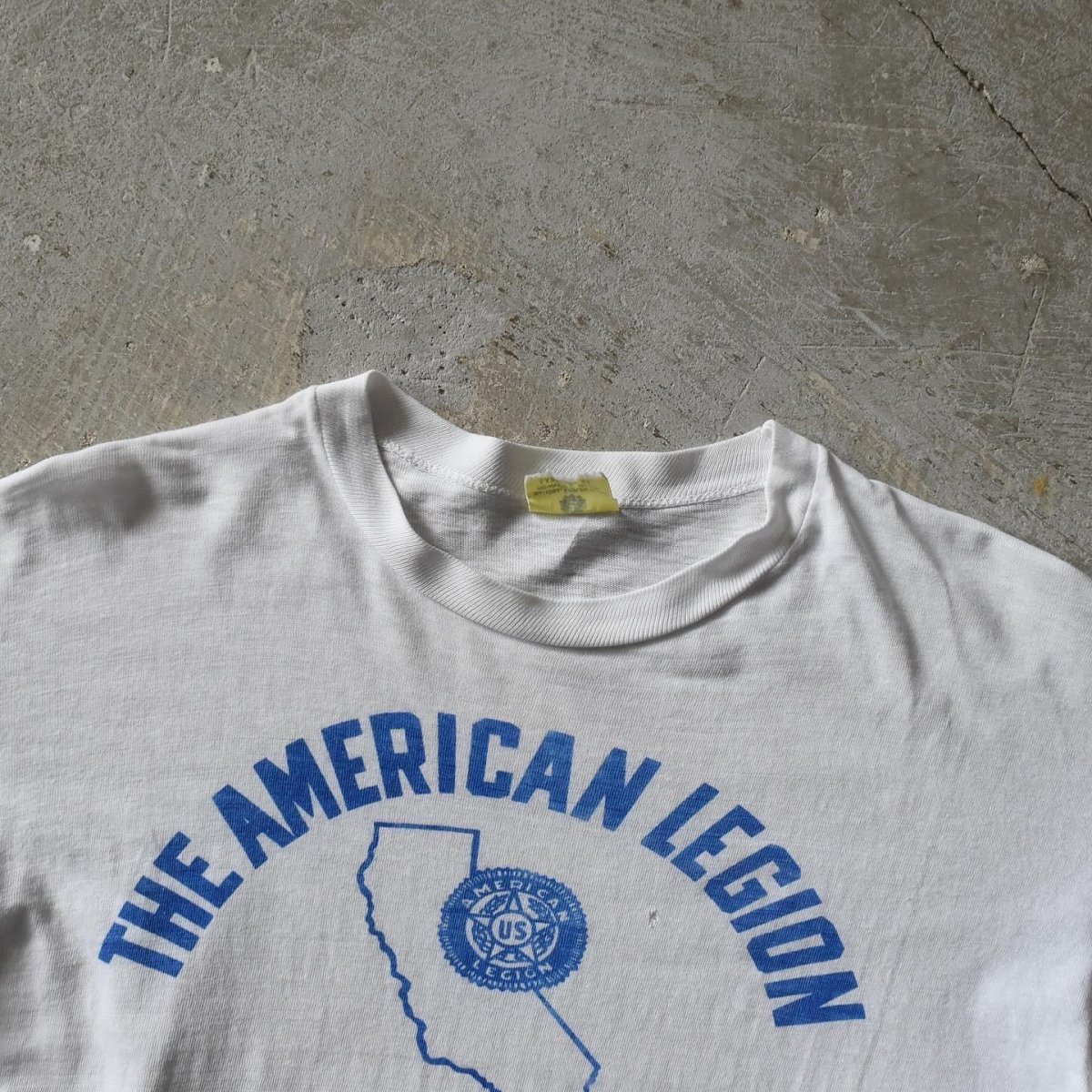 画像3: 1950s AMERICAN LEGION 染込みプリントTシャツ　 "MADE IN USA"　 表記L  (3)