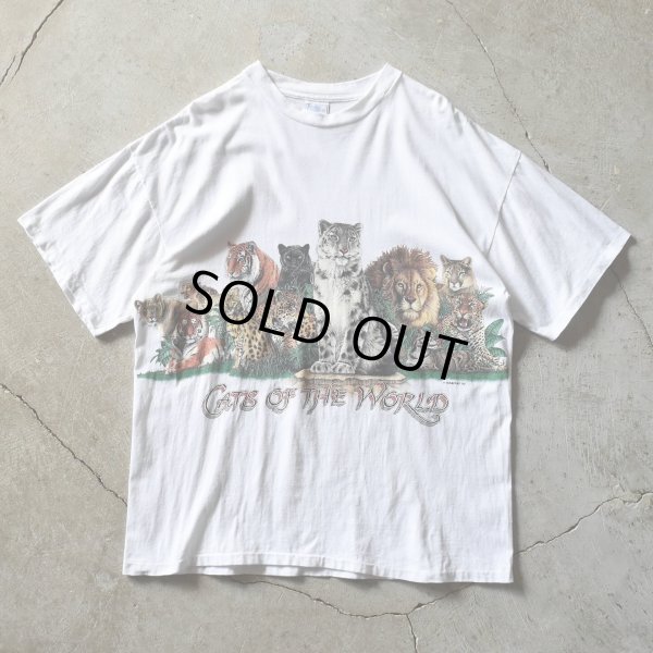 画像1: 1990s CATS OF THE WORLD Tシャツ　 "MADE IN USA"　 表記XL 