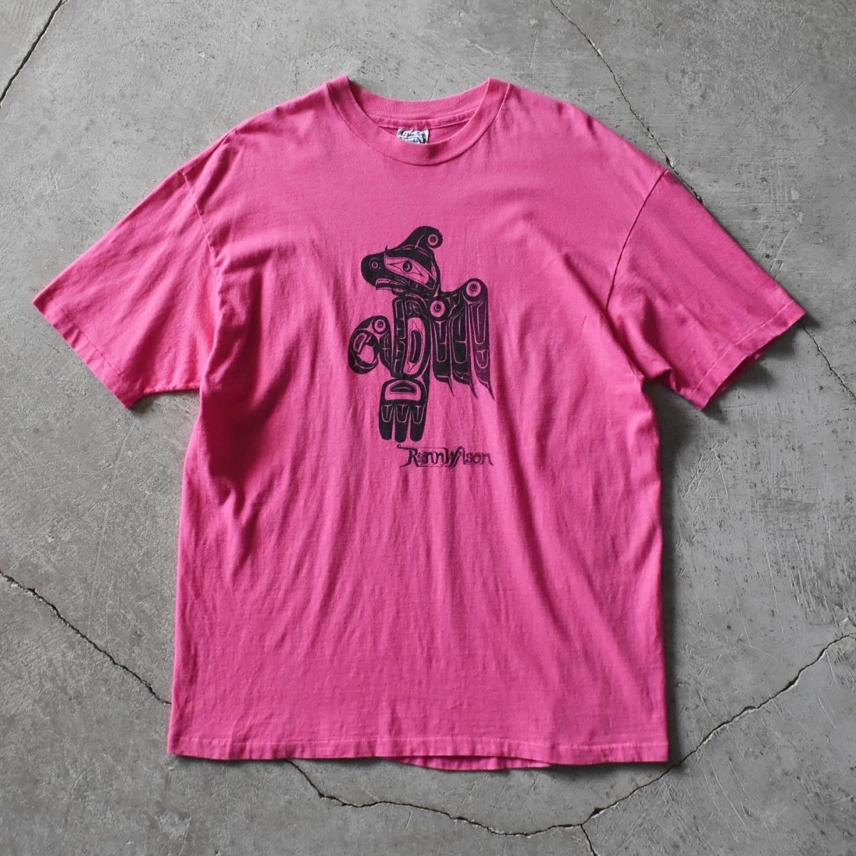 画像1: 1980s〜 FIRST NATIONS アートTシャツ　 "MADE IN USA"　 表記XL  (1)
