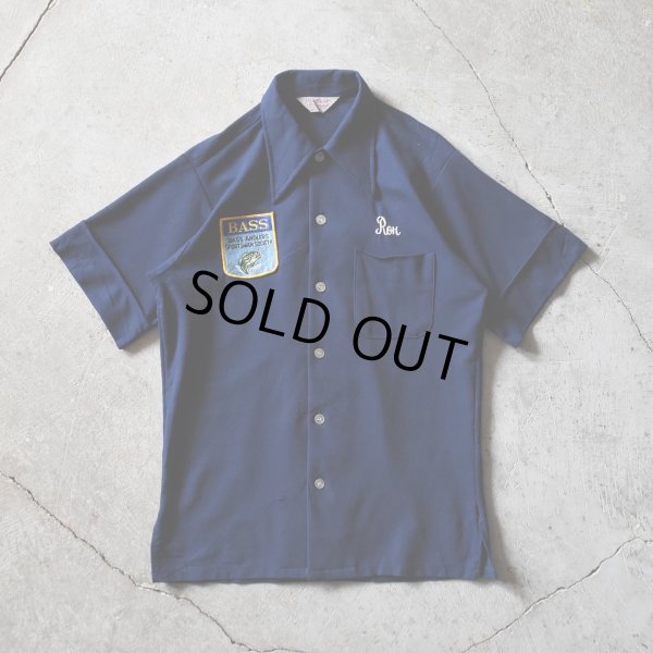 画像2: 1970s Pla-Shirt by Dunbrooke BASS FISHING CLUB　半袖シャツ　 "MADE IN USA"　 実寸M 