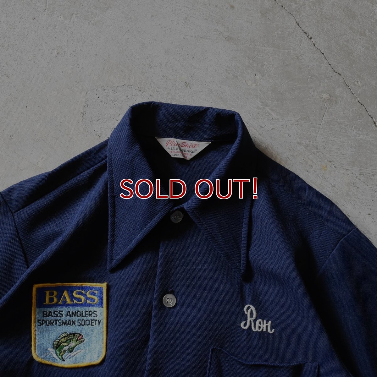 画像5: 1970s Pla-Shirt by Dunbrooke BASS FISHING CLUB　半袖シャツ　 "MADE IN USA"　 実寸M  (5)