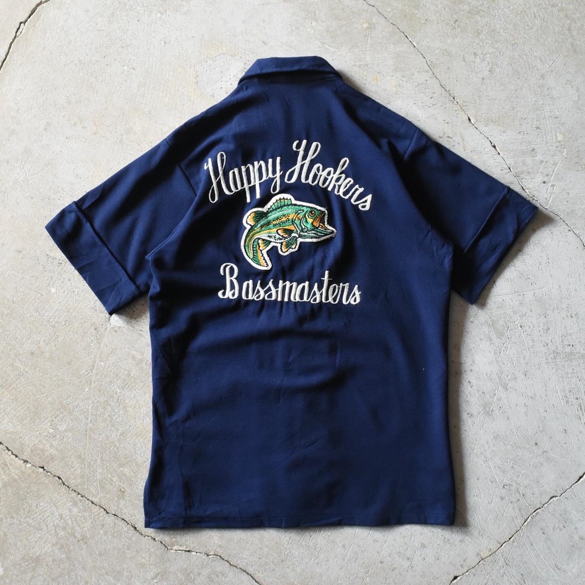 画像3: 1970s Pla-Shirt by Dunbrooke BASS FISHING CLUB　半袖シャツ　 "MADE IN USA"　 実寸M  (3)