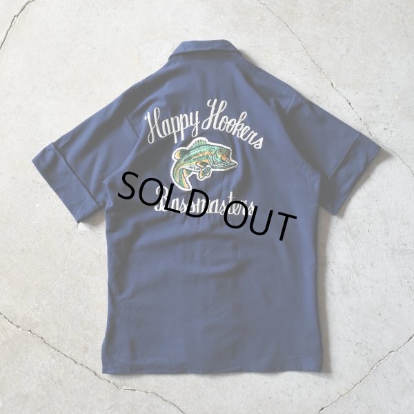 画像3: 1970s Pla-Shirt by Dunbrooke BASS FISHING CLUB　半袖シャツ　 "MADE IN USA"　 実寸M 