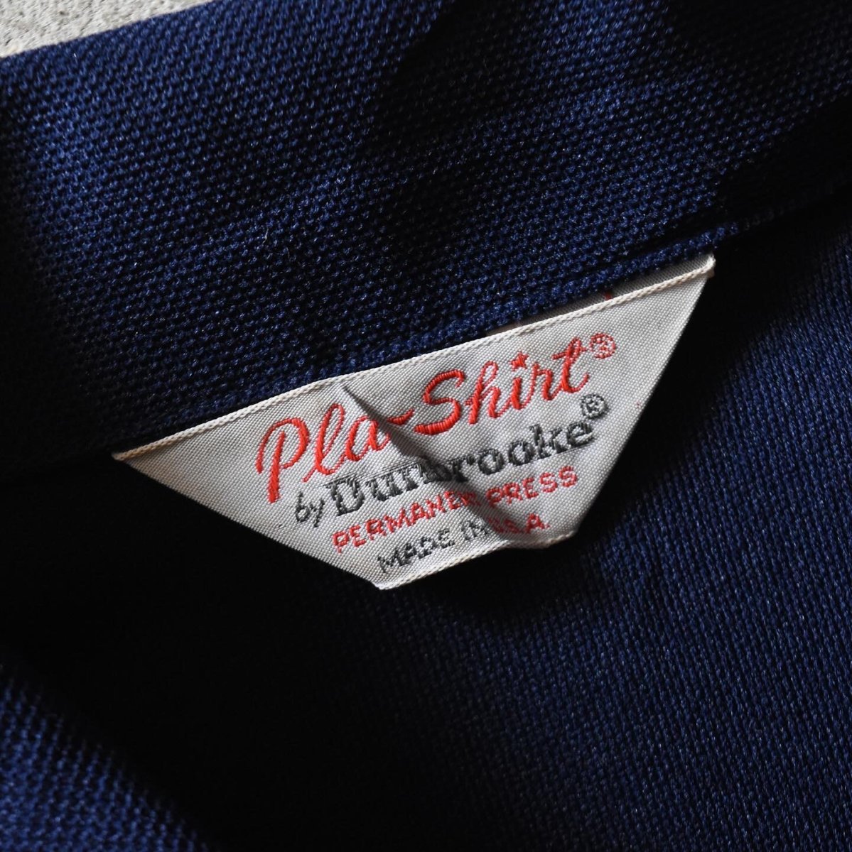 画像4: 1970s Pla-Shirt by Dunbrooke BASS FISHING CLUB　半袖シャツ　 "MADE IN USA"　 実寸M  (4)
