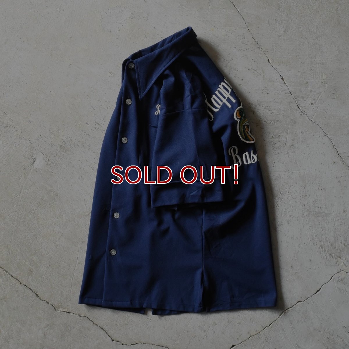 画像1: 1970s Pla-Shirt by Dunbrooke BASS FISHING CLUB　半袖シャツ　 "MADE IN USA"　 実寸M  (1)
