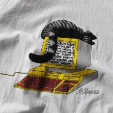 画像8: 1990s CRAZY SHIRTS クリバンキャットTシャツ　 "MADE IN USA"　 表記XL  (8)