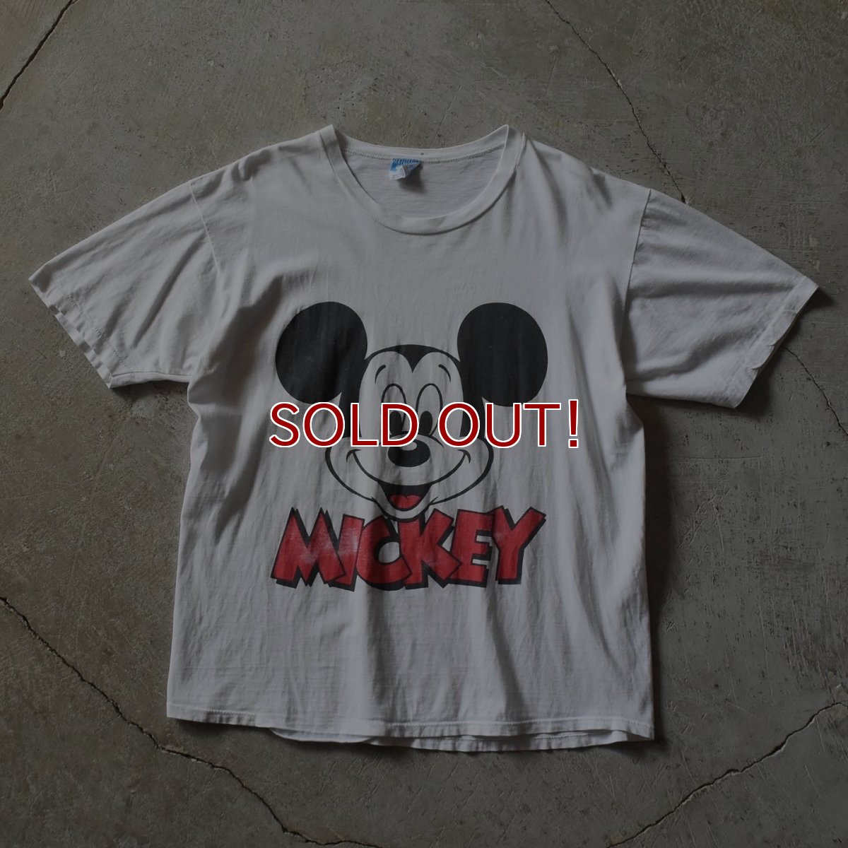 画像1: 1980s MICKEY Tシャツ　 "MADE IN USA"　 表記ONE SIZE FITS ALL  (1)