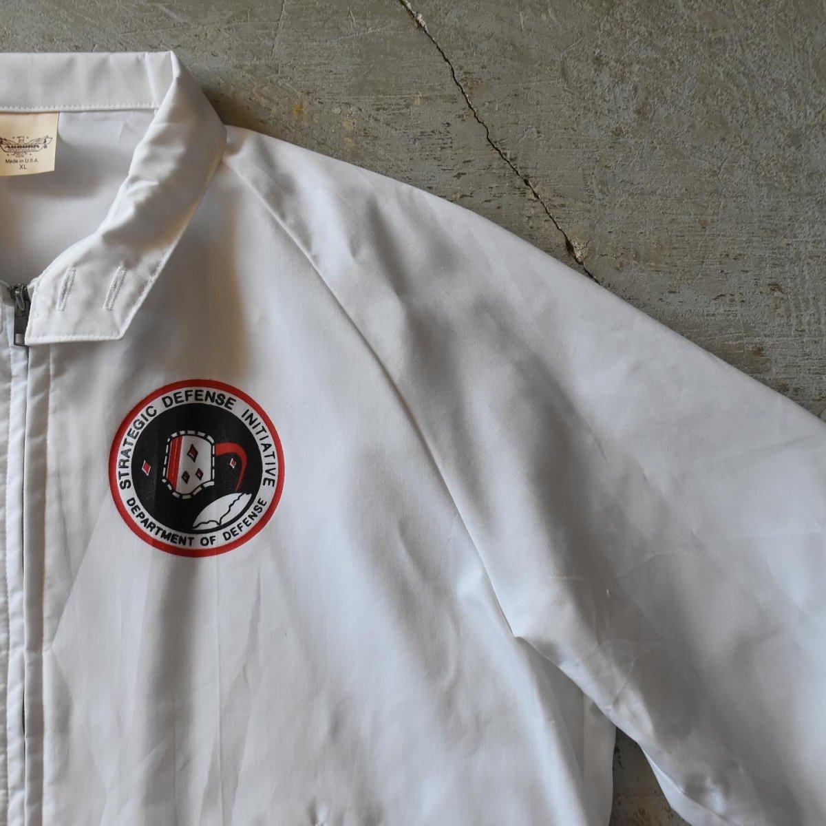 画像6: 1980-90s AUBURN SPORTSWEAR アメリカ国防総省スターウォーズ計画スイングトップ　 "MADE IN USA"　 表記XL  (6)