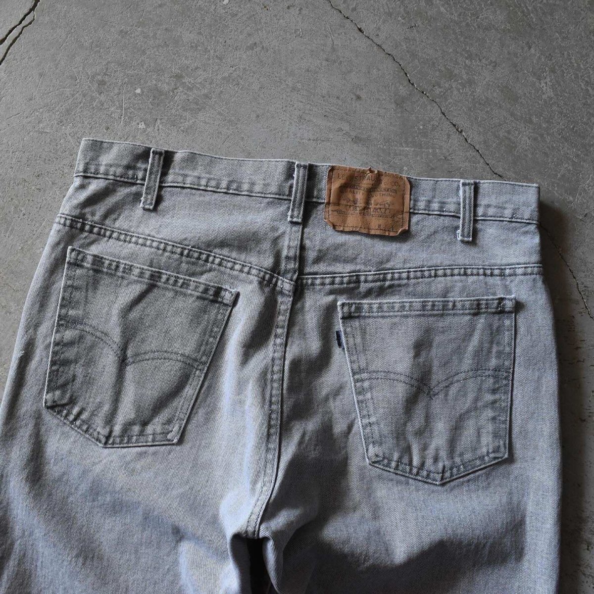 画像9: 1980s Levi's 509 グレーデニム　 "MADE IN USA"　 表記W36 L30  (9)