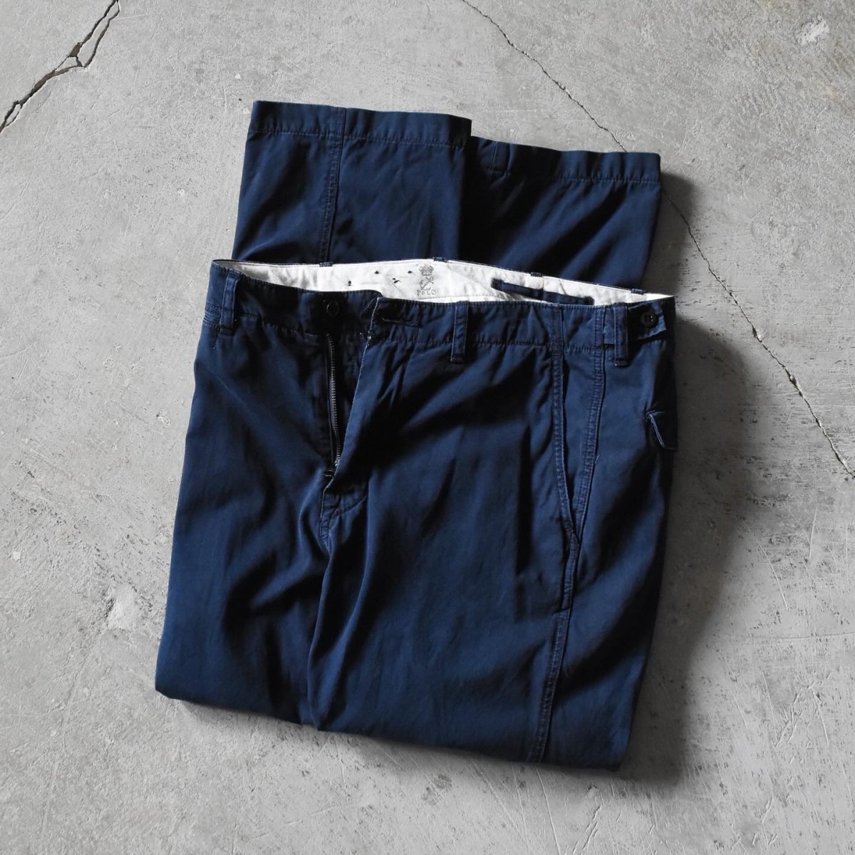 画像1: Polo by Ralph Lauren チノオフィサーズパンツ　 表記W33 L30  (1)