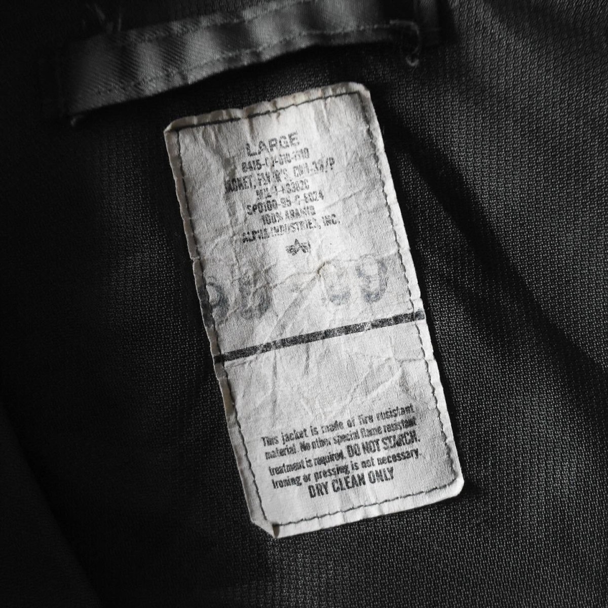 画像5: 1990s USAF CWU-36/P フライトジャケット　 表記LARGE  (5)