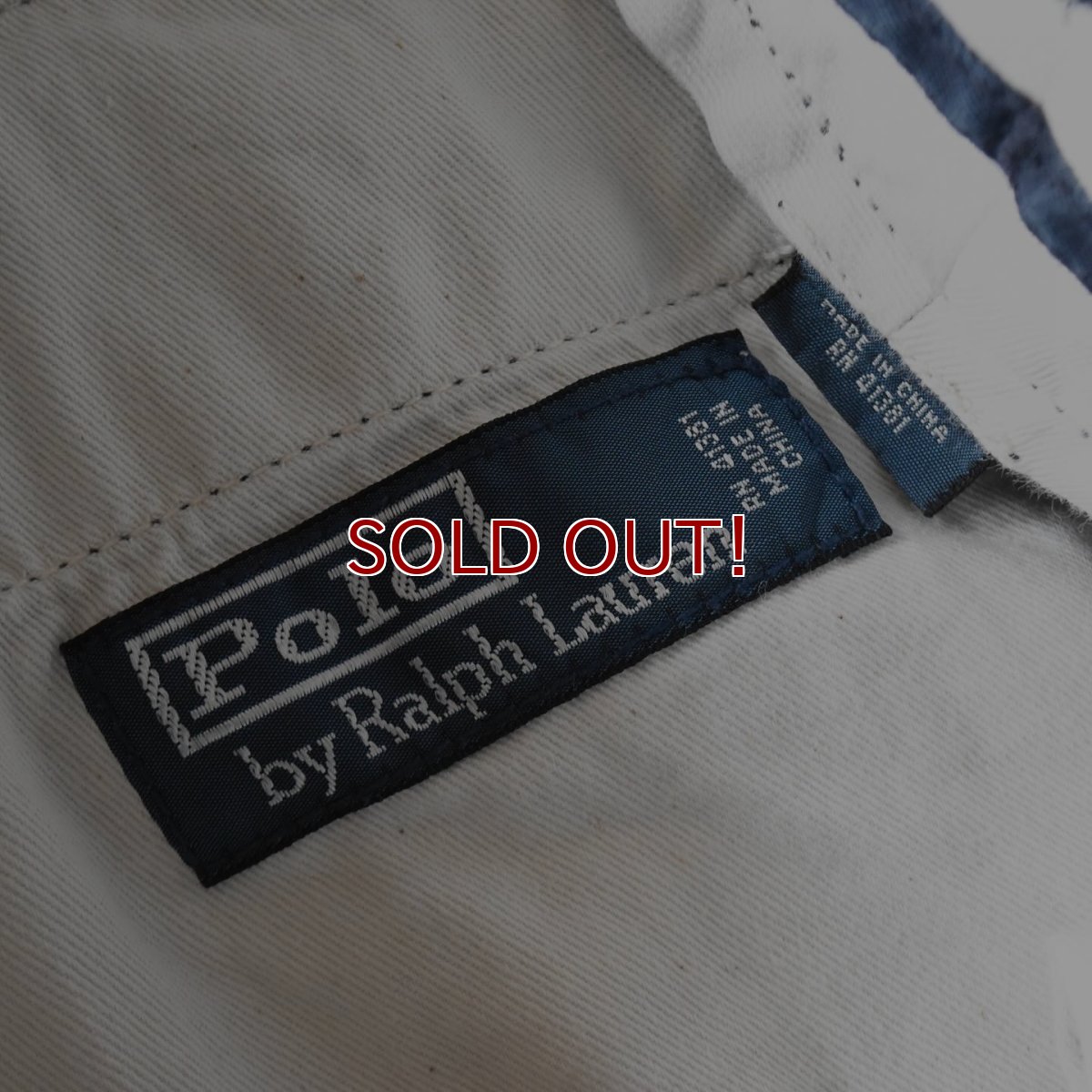 画像2: Polo by Ralph Lauren チノオフィサーズパンツ　 表記W33 L30  (2)