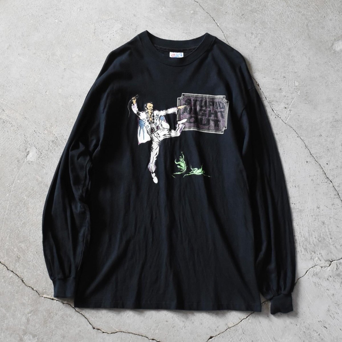 画像1: 1990s STUPID NIGHT OUT L/S Tシャツ　 "MADE IN USA"　 表記L  (1)