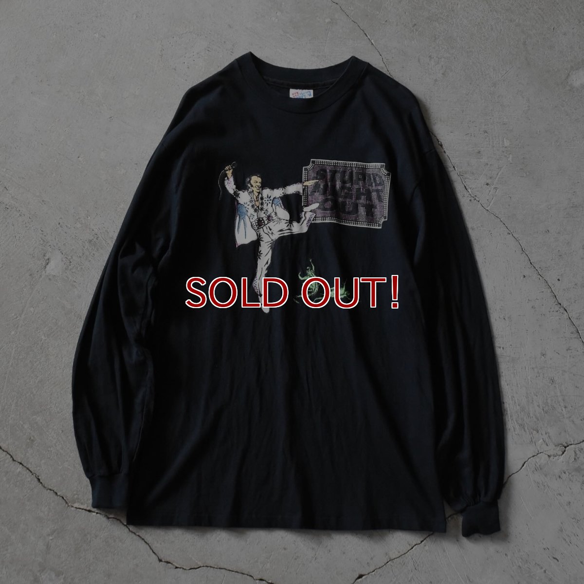 画像1: 1990s STUPID NIGHT OUT L/S Tシャツ　 "MADE IN USA"　 表記L  (1)