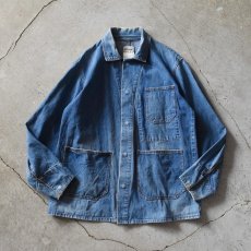 画像1: 1980s ACTIONWEST デニムカバーオール　 "MADE IN CANADA"　 表記XL  (1)