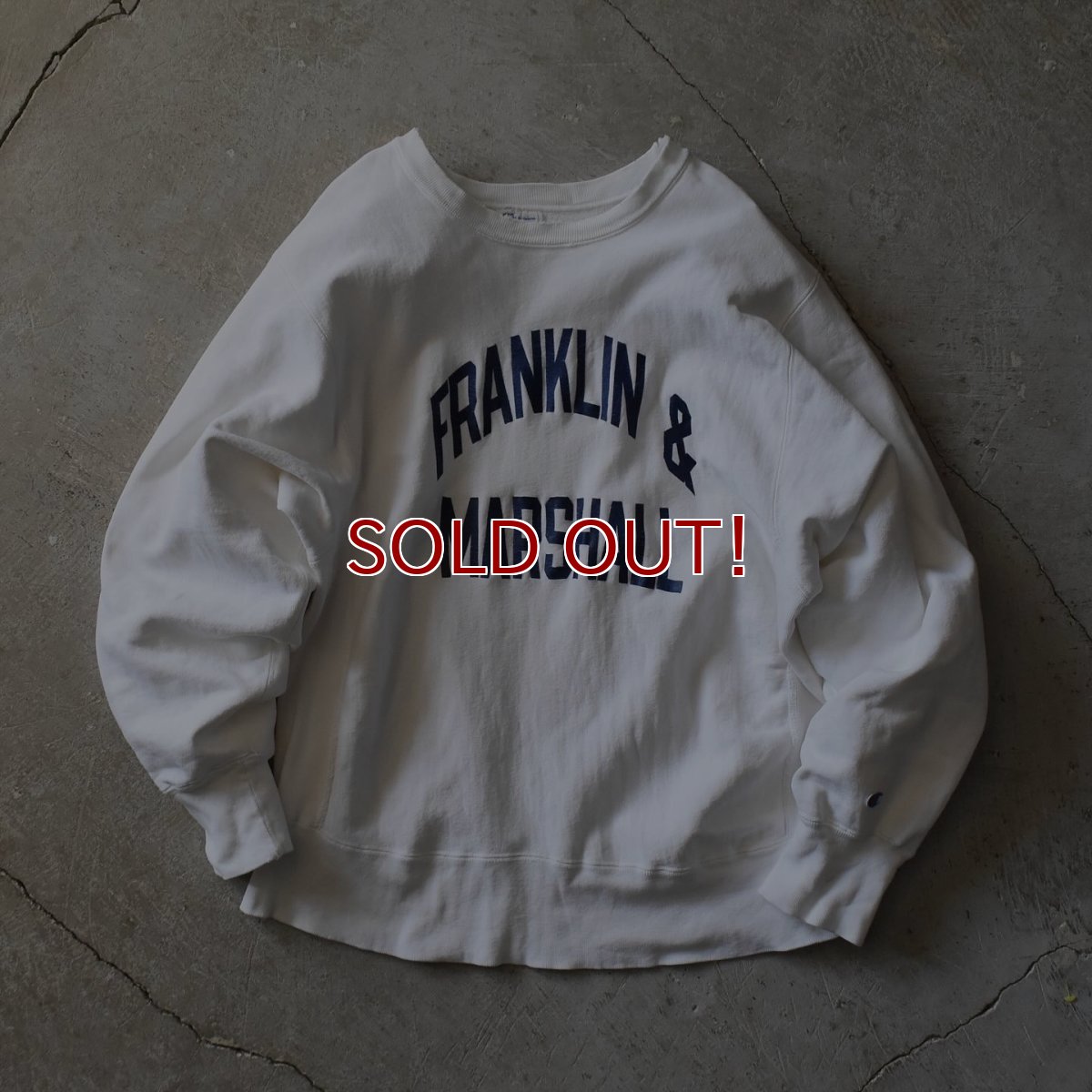 画像1: 1980s Champion リバースウィーブスウェット　 "FRANKLIN&MARSHALL COLLEGE"　 表記L  (1)