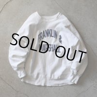 1980s Champion リバースウィーブスウェット　 "FRANKLIN&MARSHALL COLLEGE"　 表記L 