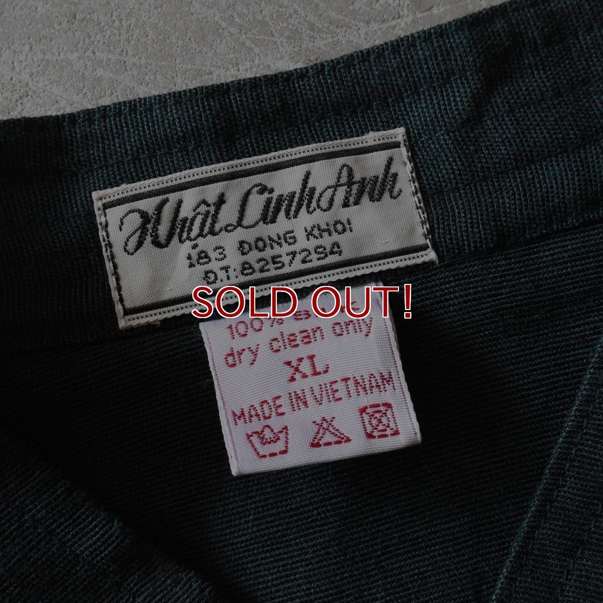 画像3: チャイナシャツ　 "100% SILK"　 表記XL  (3)