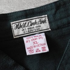 画像3: チャイナシャツ　 "100% SILK"　 表記XL  (3)
