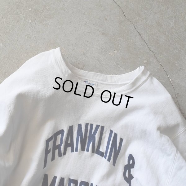 画像3: 1980s Champion リバースウィーブスウェット　 "FRANKLIN&MARSHALL COLLEGE"　 表記L 