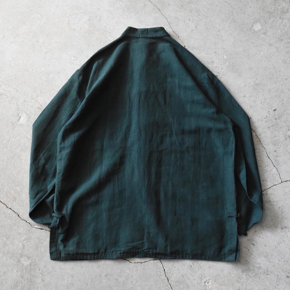 画像2: チャイナシャツ　 "100% SILK"　 表記XL  (2)
