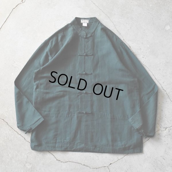 画像1: チャイナシャツ　 "100% SILK"　 表記XL 
