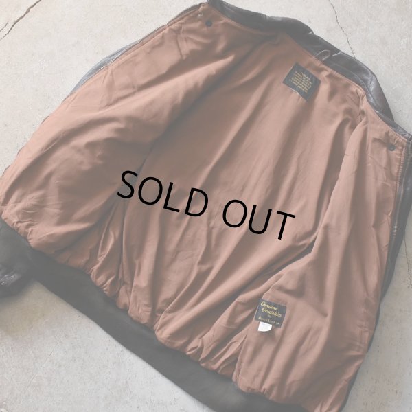 画像3: 1980s〜 AVIREX A-2 フライトレザージャケット　 "MADE IN USA"　 実寸44 