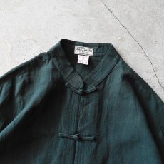画像4: チャイナシャツ　 "100% SILK"　 表記XL  (4)