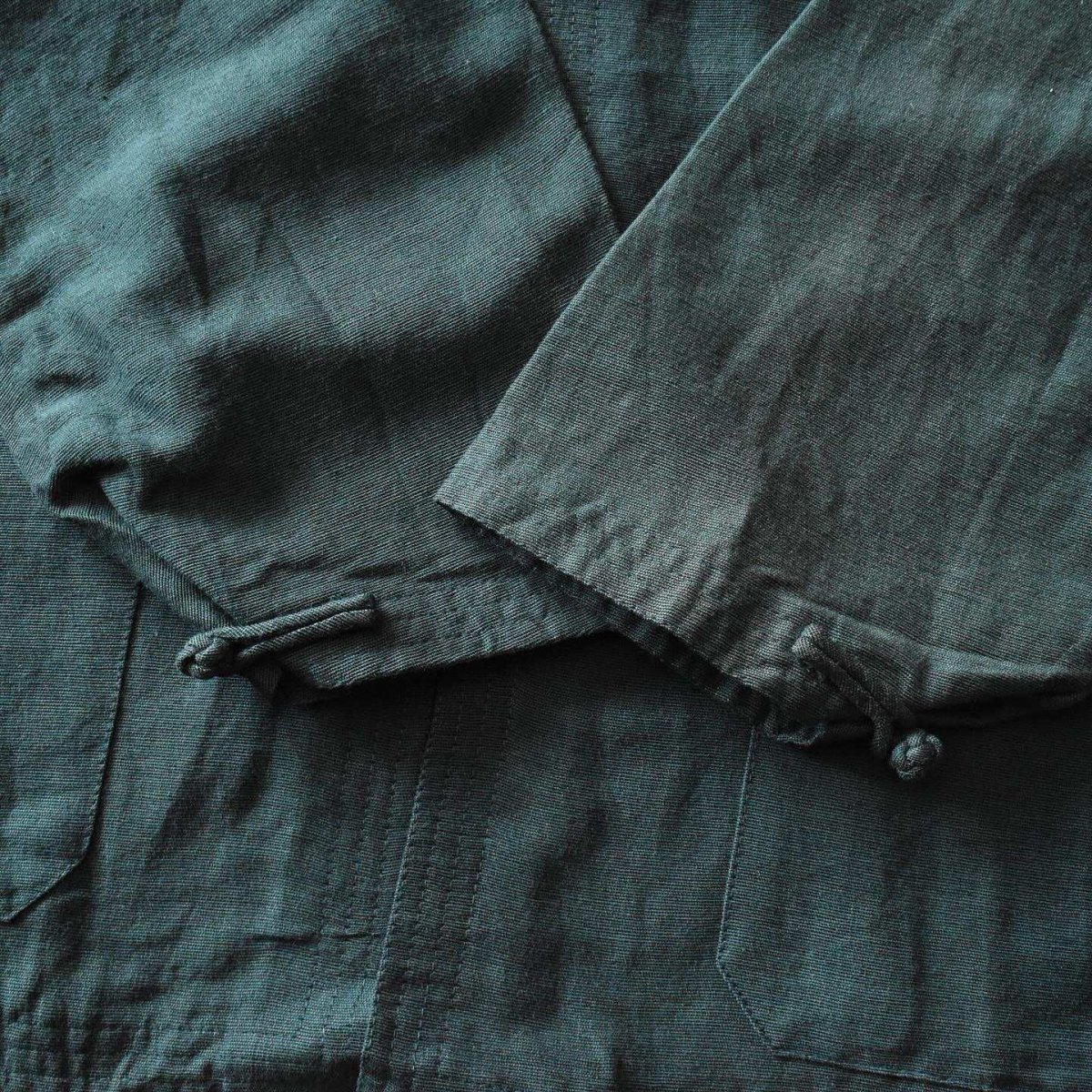 画像8: チャイナシャツ　 "100% SILK"　 表記XL  (8)