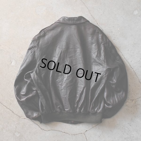 画像2: 1980s〜 AVIREX A-2 フライトレザージャケット　 "MADE IN USA"　 実寸44 