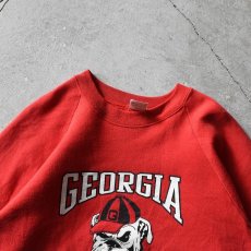 画像3: 1980s GEORGIA BULLDOGS カレッジスウェット　 "MADE IN USA"　 表記L  (3)