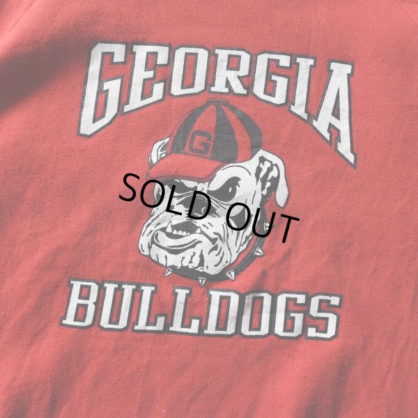 画像4: 1980s GEORGIA BULLDOGS カレッジスウェット　 "MADE IN USA"　 表記L 
