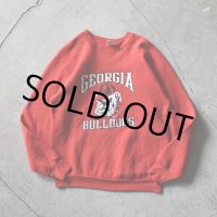 1980s GEORGIA BULLDOGS カレッジスウェット　 "MADE IN USA"　 表記L 