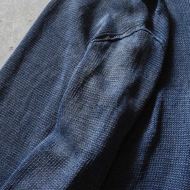 1990s Polo by Ralph Lauren インディゴリネンニット 表記L - 古着屋