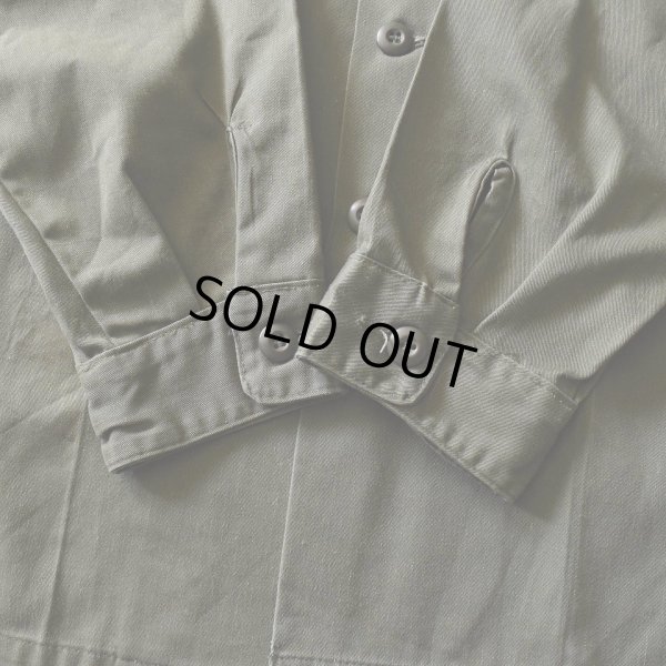 画像10: 1970s US.NAVY SEABEES OG507ユーティリティシャツ　 表記17 1/2×36？ 