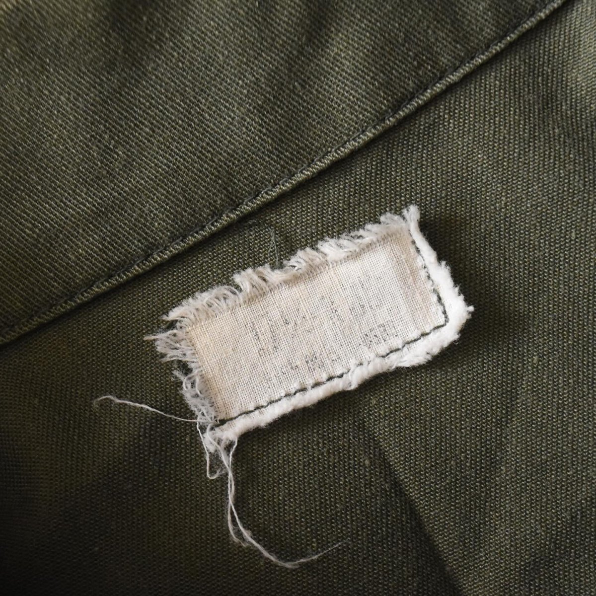 画像3: 1970s US.NAVY SEABEES OG507ユーティリティシャツ　 表記17 1/2×36？  (3)