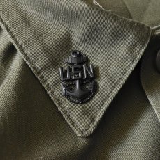 画像7: 1970s US.NAVY SEABEES OG507ユーティリティシャツ　 表記17 1/2×36？  (7)
