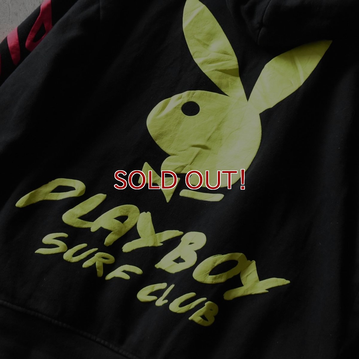 画像11: PLAYBOY SURF CLUB ネオンカラースウェットパーカー　 表記M  (11)