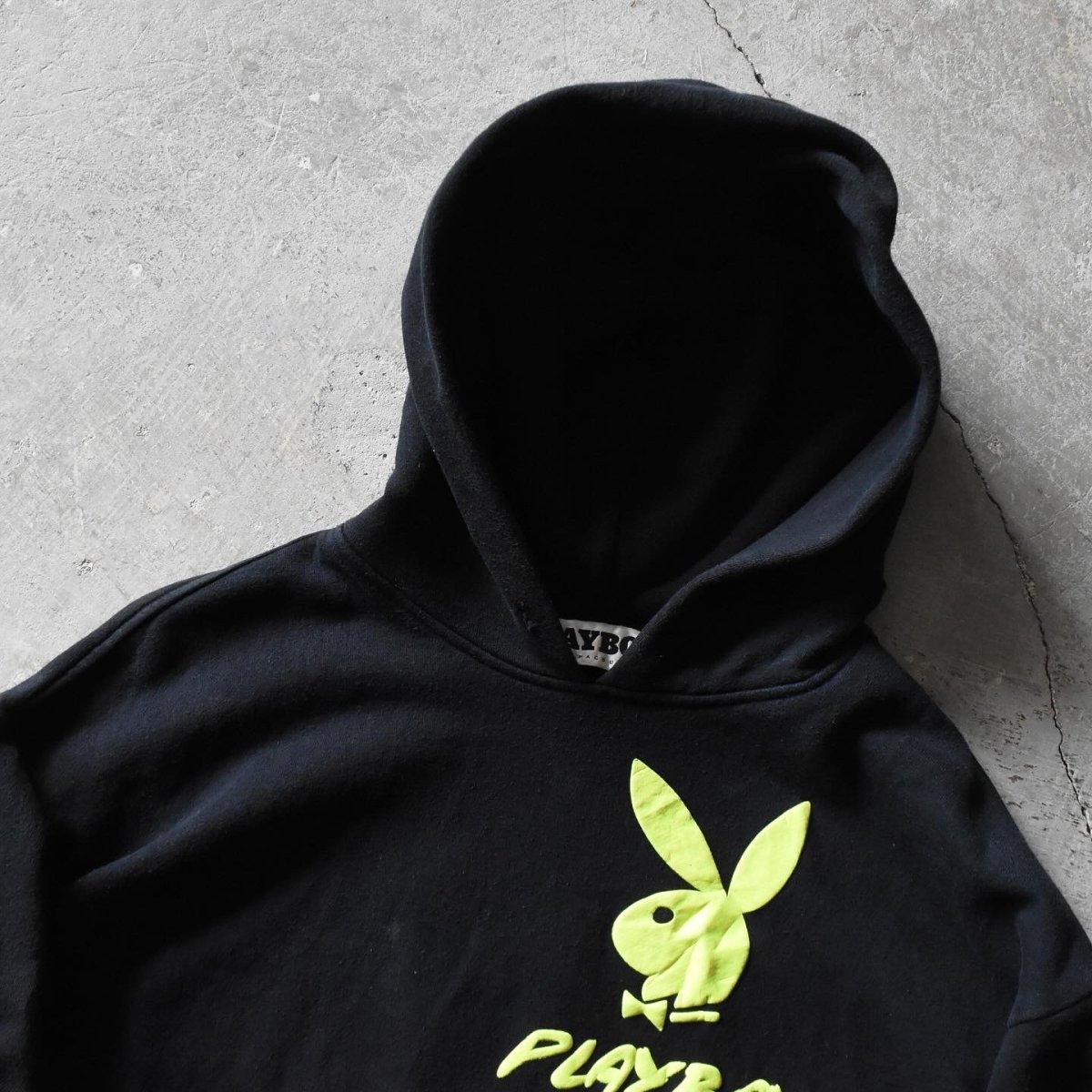 画像5: PLAYBOY SURF CLUB ネオンカラースウェットパーカー　 表記M  (5)