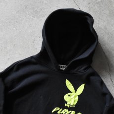 画像5: PLAYBOY SURF CLUB ネオンカラースウェットパーカー　 表記M  (5)