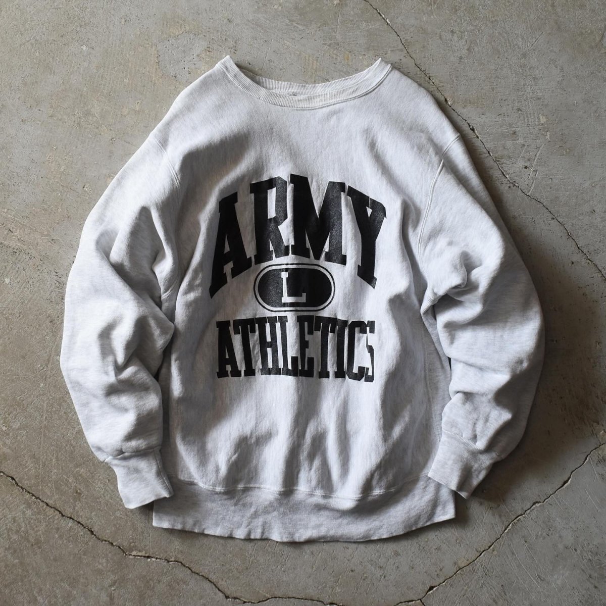 画像2: 1990s MVP "ARMY ATHLETICS" PRO WEAVE スウェット　 "MADE IN USA"　 表記L  (2)