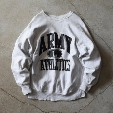 画像2: 1990s MVP "ARMY ATHLETICS" PRO WEAVE スウェット　 "MADE IN USA"　 表記L  (2)