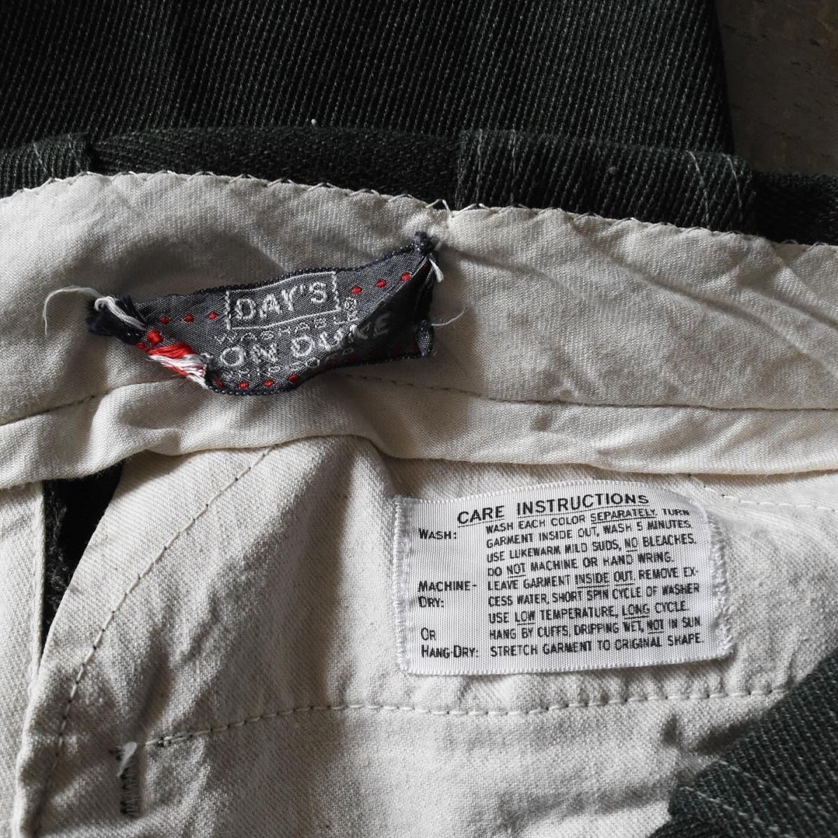 画像4: 1960s DAY'S ウィップコードワークパンツ　 "MADE IN USA"　 実寸W30  (4)