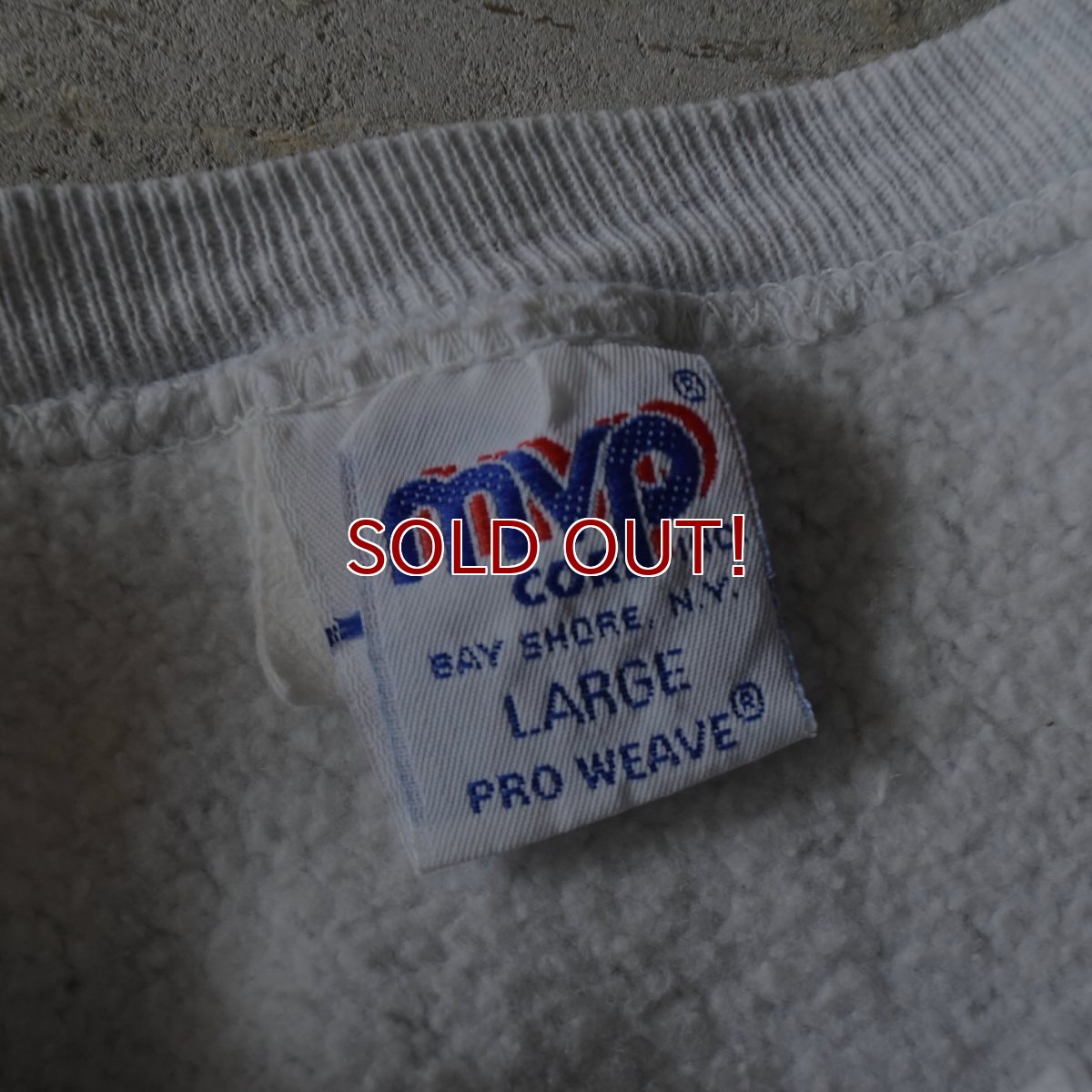 画像3: 1990s MVP "ARMY ATHLETICS" PRO WEAVE スウェット　 "MADE IN USA"　 表記L  (3)