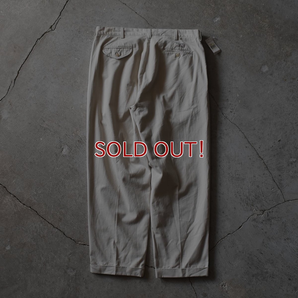画像6: DEAD STOCK　 Polo by Ralph Lauren チノトラウザー　 "HAMMOND PANT"　 表記W38 L30  (6)